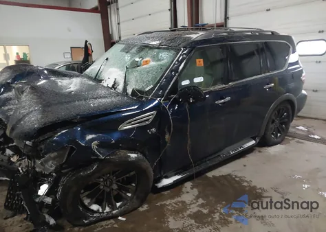 2018 Nissan Armada Platinum z USA, uszkodzony, nr VIN JN8AY2NEXJ9734966